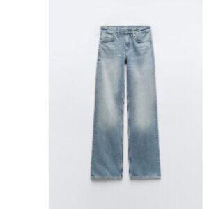 FULL LENGTH TRF MID-RISE WIDE LEG JEANS MID-RISE - WIDE LEG FULL LENGTH SZ 0 25